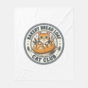 Cobertor De Velo Pão de Padaria Gato Mãe Presente - Padaria B