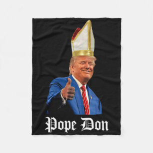 Cobertor De Velo Papa Don - Donald Trump Novo Papa Católico