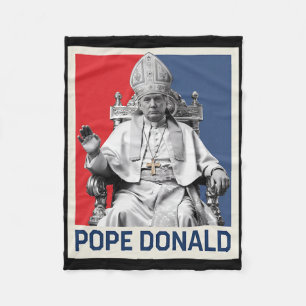 Cobertor De Velo Papa Donald Pope Trump Pope Donald Trump Político