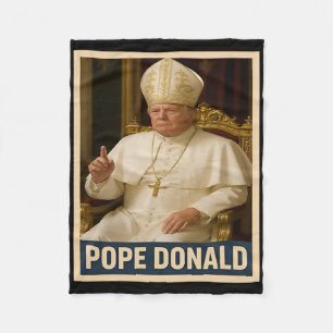 Cobertor De Velo Papa Donald Pope Trump Pope Donald Trump Político