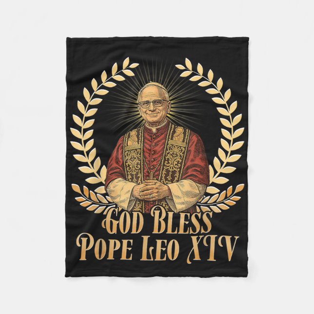 Cobertor De Velo Papa Leo Xiv Robert Francis Previne _7 (Frente)