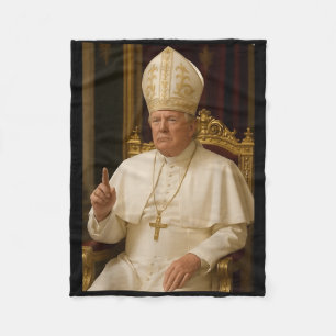 Cobertor De Velo Papa Trump Engraçado Presidente Trump Quer Ser O N