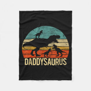 Cobertor De Velo Papai Dinossauro Daddysaurus 3 Três Crianças Natal