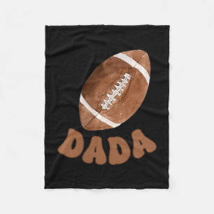 Cobertor De Velo Papai do Menino de 1 Ano de Futebol Primeiro Anive