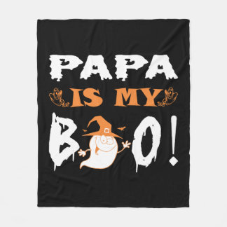 Cobertor De Velo Papai É Meu Boo Feliz Dia das Bruxas