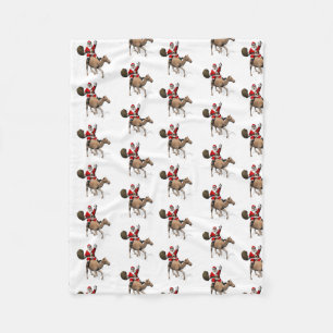 Cobertor De Velo Papai Noel Adora Dirigir Um Camelo