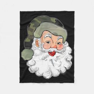 Cobertor De Velo Papai Noel Camuflado Feliz Natal Crianças Camuflag