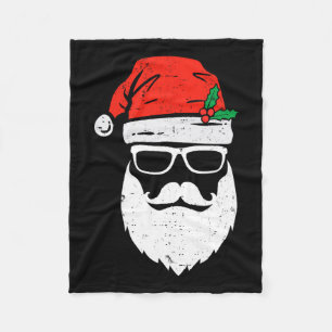 Cobertor De Velo Papai Noel Enfrenta Pulmões Com A Barba De Chapéu