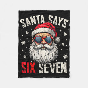 Cobertor De Velo Papai Noel Engraçado Diz Seis Sete Natal 67 Meme X