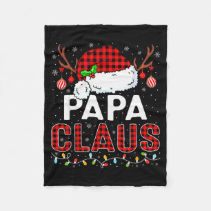 Cobertor De Velo Papai Noel Luzes de Natal Chapéu de Papai Noel Fam