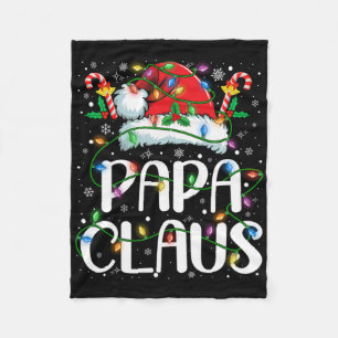 Cobertor De Velo Papai Noel Luzes de Natal Pijama Natal Família Tap