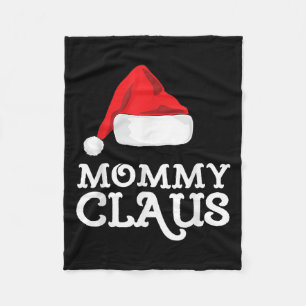 Cobertor De Velo Papai Noel Mamãe Chapéu de Natal Família de Pijama