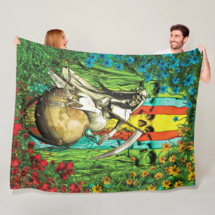 Cobertor De Velo Papai noel Muerte Tarot - o mundo