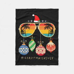 Cobertor De Velo Papai Noel Sungles Praia Natal Em Julho Homens