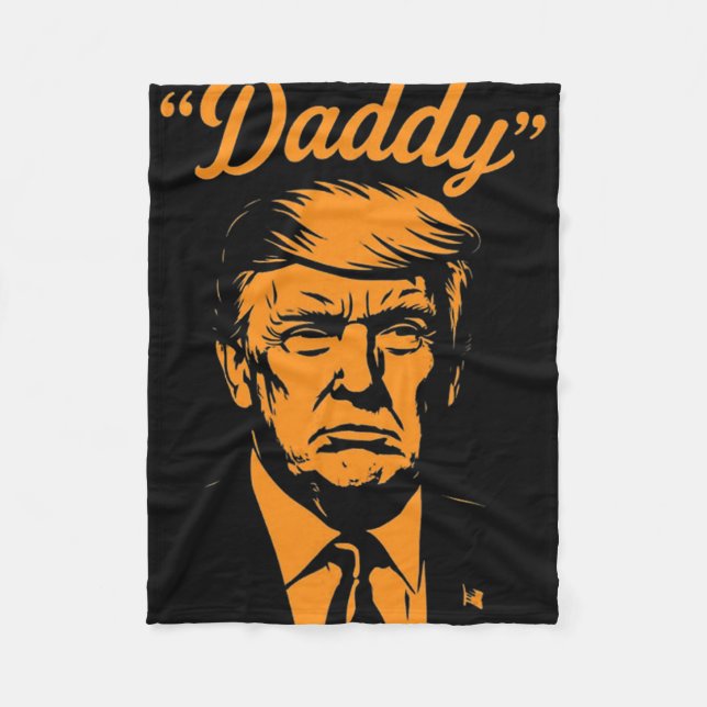 Cobertor De Velo Papai Trump  (Frente)