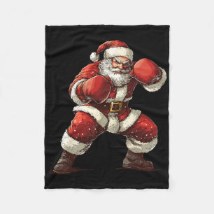 Cobertor De Velo Papais noeis Boxing Xmas Mma Muay Thai Lover Crist