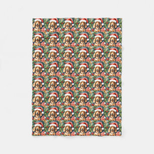Cobertor De Velo Papais noeis Dachshund e Evergreens: