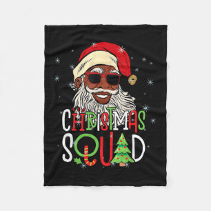 Cobertor De Velo Papais noeis de Natal Black Men African American
