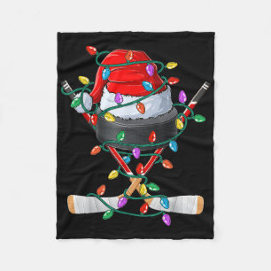 Cobertor De Velo Papais noeis de Natal Hockey Xmas Sports Hall Kids