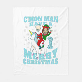 Cobertor De Velo papais noeis de natal joe biden kamala harris unic