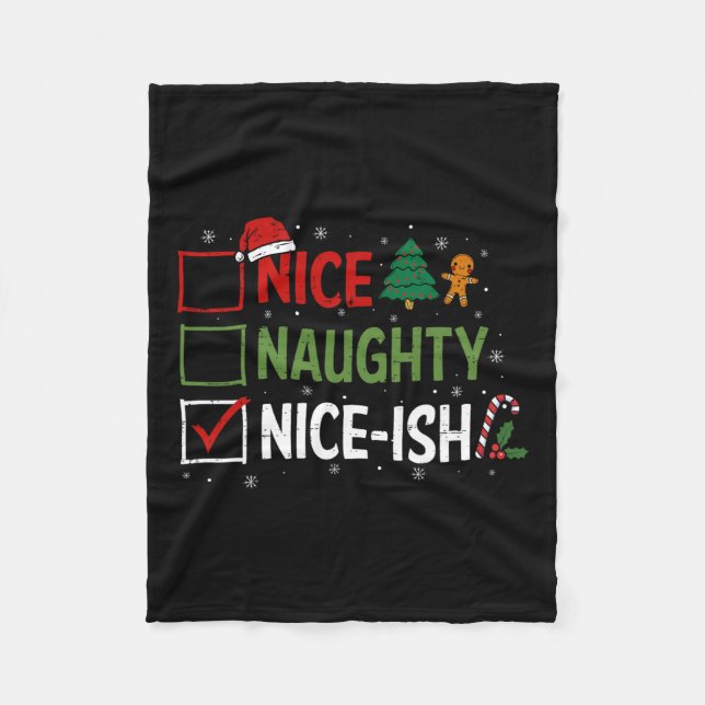 Cobertor De Velo Papais noeis de pijamas de Natal legais e legais C (Frente)