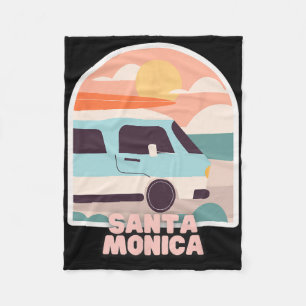 Cobertor De Velo Papais noeis Monica Beach Retro Pastel Cores Sun E