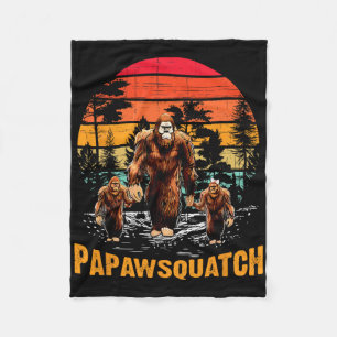 Cobertor De Velo Papaw Squatch Engraçado Pai Bigfoot Sasquatch Yeti