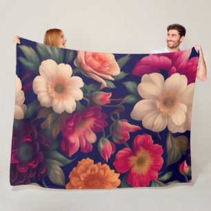 Cobertor De Velo Papel de parede com padrão floral