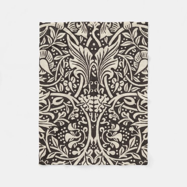 Cobertor De Velo Papel de parede floral Narciso William Morris (Frente)
