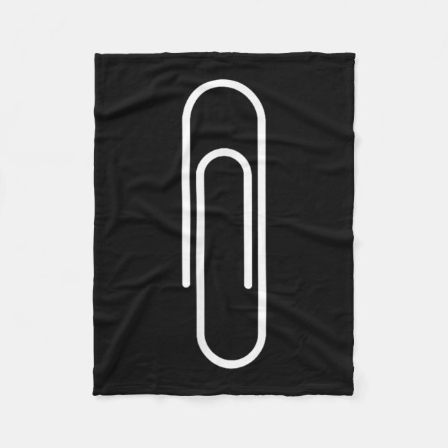 Cobertor De Velo Paperclip, Funny, Jokes, Sarcastic  (Frente)