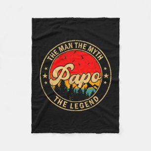Cobertor De Velo Papo O Homem O Mito A Lenda Vintage Retro Para