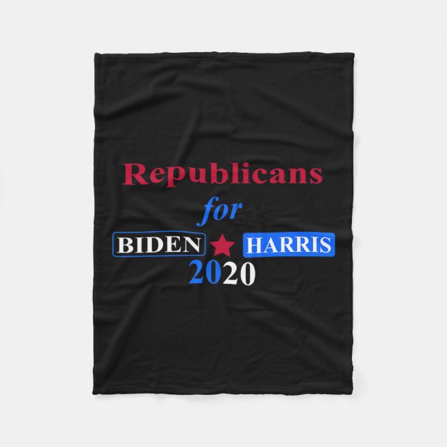 Cobertor De Velo Para a Equipe Biden Harris 2020 (Frente)