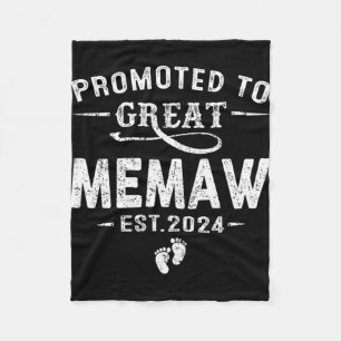 Cobertor De Velo Para a Grande Memaw 2024 Dia das Mães Primeira Vez