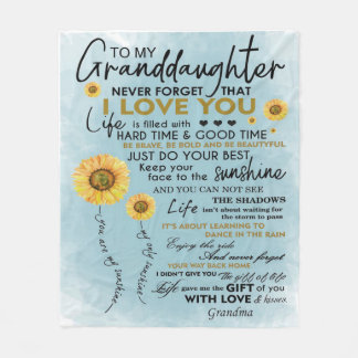 Cobertor De Velo Para a minha neta presente, Netos, Presente de Ani