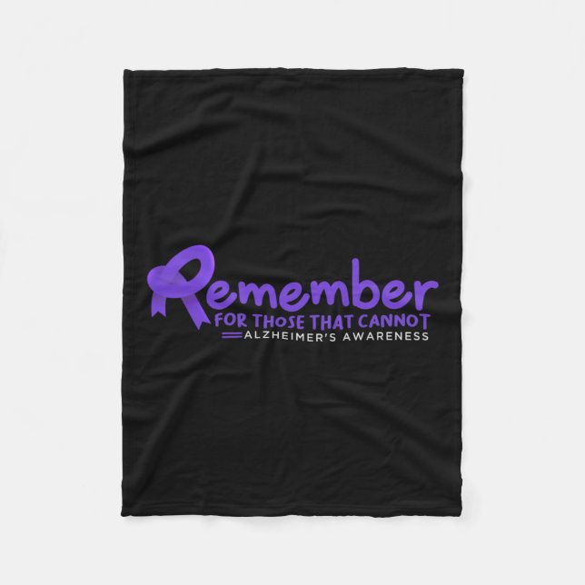 Cobertor De Velo Para Aqueles Que Não Conseguem Alzheimerheimer (Frente)