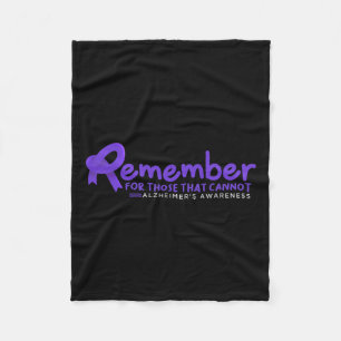 Cobertor De Velo Para Aqueles Que Não Podem Alzheimerheimer