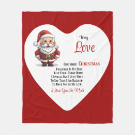 Cobertor De Velo Para meu Amor Mais um Natal juntos