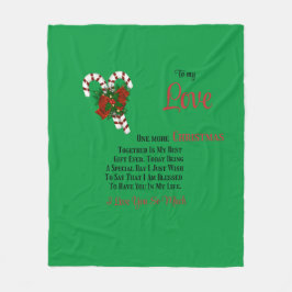 Cobertor De Velo Para meu Amor Mais um Natal juntos
