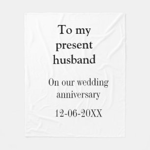 Cobertor De Velo Para meu marido aniversário de casamento adicione