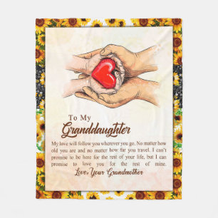 Cobertor De Velo Para Minha Avó, Sunflower Gift, Da Avó