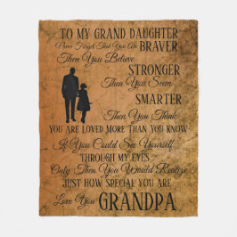 Cobertor De Velo Para Minha Filha Do Avô