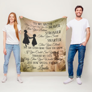 Cobertor De Velo Para Minha Irmã Personalizar