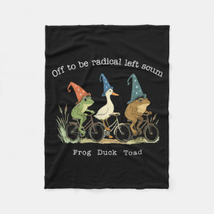 Cobertor De Velo Para ser um meme radical de esquerda de rã pato sa
