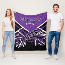 Para um Cheerleader 📣 - Roxo, Branco e Preto