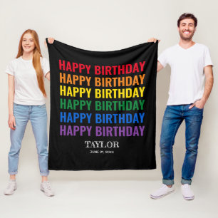 Cobertor De Velo Parabéns LGBT Orgulho LGBTQ Transgênero
