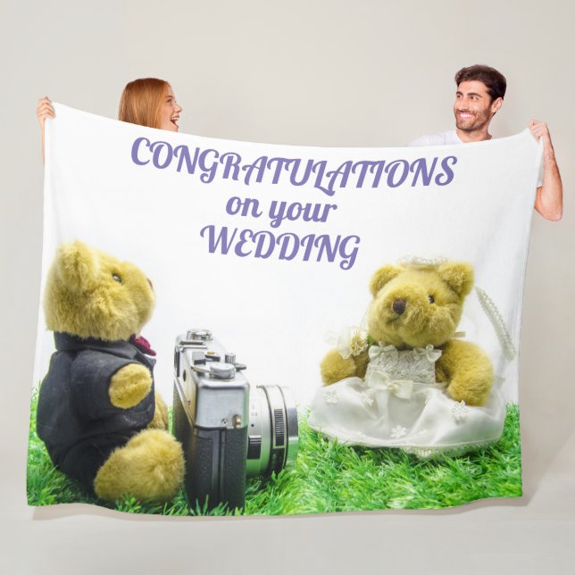 Cobertor De Velo PARABÉNS pelo seu casamento (In Situ)