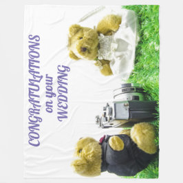 Cobertor De Velo PARABÉNS pelo seu casamento