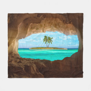 Cobertor De Velo Paraíso no caribe