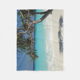 Cobertor De Velo Paraíso Sunny Tropical Beach Ocean