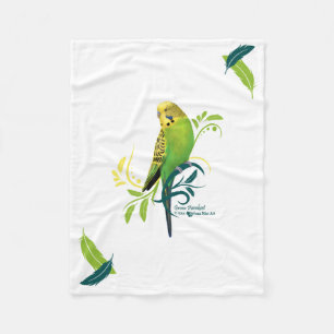 Cobertor De Velo Parakeet verde